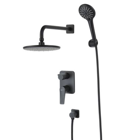 Душевая система Lemark Bronx (LM3729BL), артикул LM3729BL