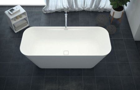 Ванна из искусственного мрамора CEZARES TITAN-SQUARE-170-70-57