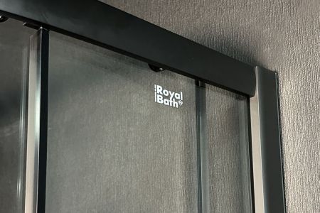 Душевой угол Royal Bath  Practic  RB 90HK-T-BL (прозрачное), артикул RB90HK-T-BL-Practic