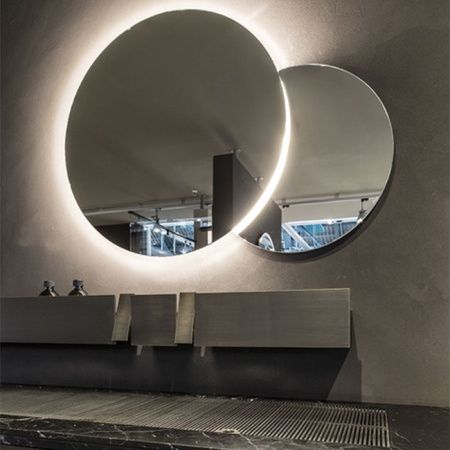 Agape Eclissi Зеркало настенное двойное D500 и D700 мм