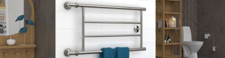 Полотенцесушитель СТИЛЬЕ "Минор 0600" 320х500 (2) П (Без покрытия), артикул 00600-3250