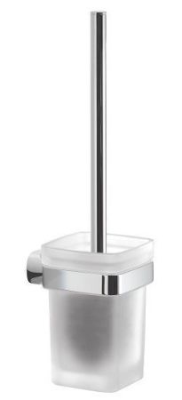 Gedy Stelvio, настенный стеклянный ерш, цвет хром, артикул ST33/03(13)