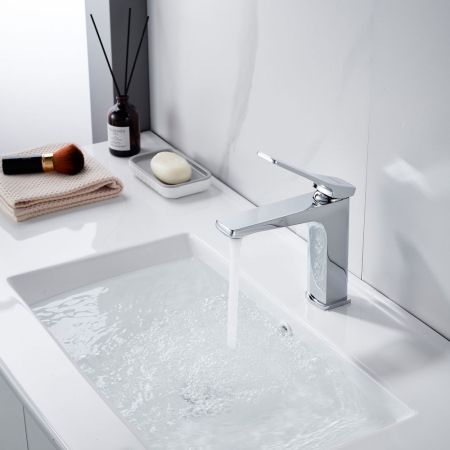 Смеситель для раковины Shevanik S4601, хром, артикул S4601