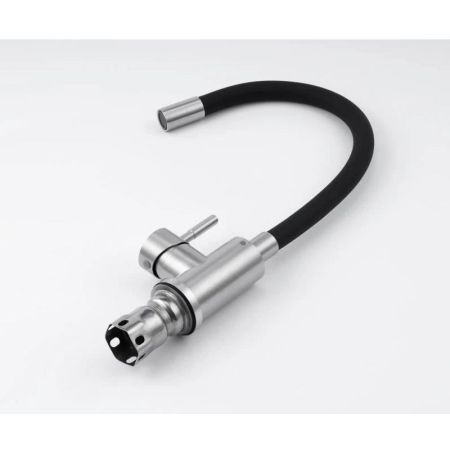 Смеситель для кухни с гибким изливом Knotlor SS-02, сатин