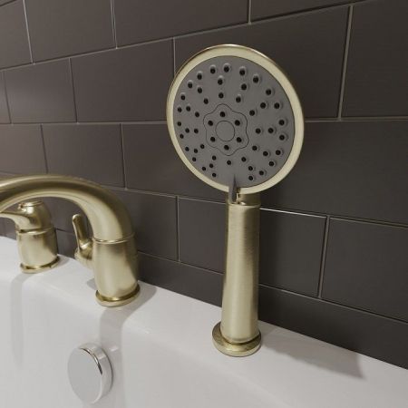 Смеситель на борт ванны Iddis Oldie OLDBR30i07 Бронза, артикул OLDBR30i07