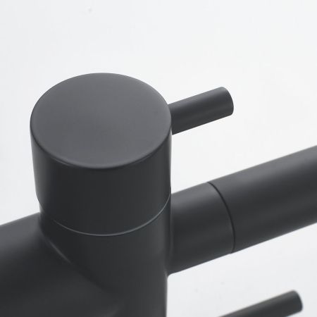 Смеситель для кухни с подключением фильтра Shevanik S178H, черный