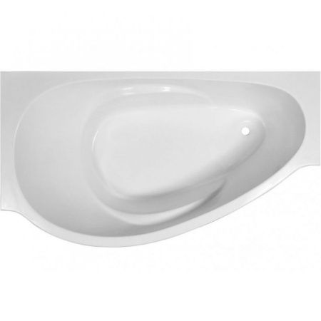 Ванна из искусственного камня Эстет Грация 170x94 Белая левая