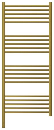 Полотенцесушитель электрический "БОГЕМА 3.0" прямая 1200х500 / МЭМ левый (Состаренная латунь), артикул 051-5804-1250