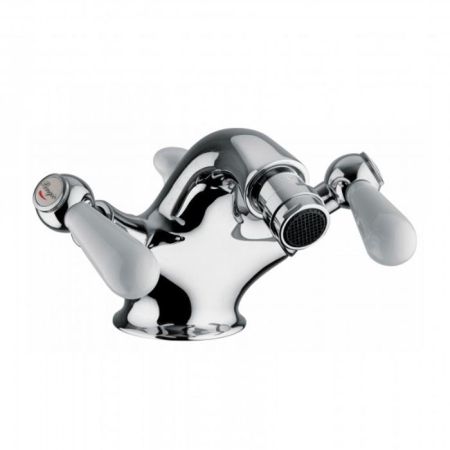 Bongio Oxford Lux Смеситель для биде, цвет хром/белый фарфор, артикул 19522CR0L
