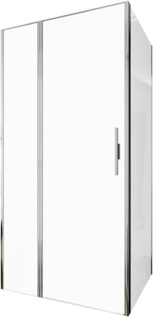 Душевой уголок Allen Brau Priority 100x80 3.31028.00 + 3.31040.00 хром, артикул 3.31028.00 + 3.31040.00