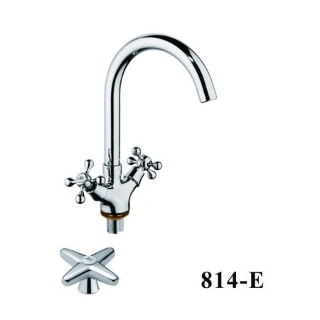 Смеситель для кухни D-Lin D153814-E, хром, артикул D153814-E