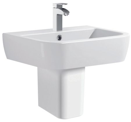 Раковина Allen Brau Infinity 56 4.21007.20 белый глянец, артикул 4.21007.20