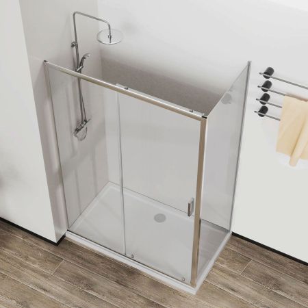 Душевой уголок City VSR-5CT9012CL, 1200*900, хром, стекло прозрачное, артикул VSR-5CT9012CL