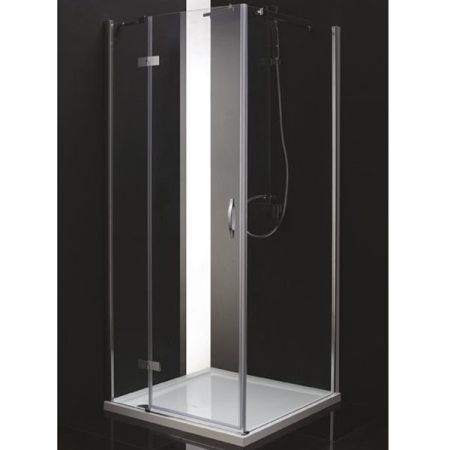 Душевой уголок Cezares Bergamo A-1 90x90 R профиль Хром стекло прозрачное, артикул BERGAMO-W-A-1-90-C-Cr-R