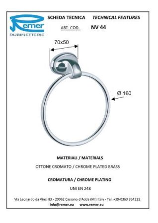 900 Кольцо RR NV44, артикул NV44CR