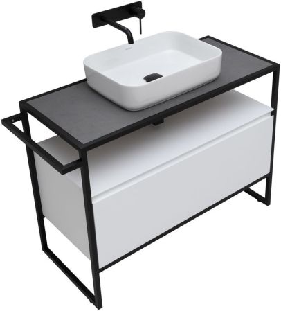 Тумба под раковину Allen Brau Priority 100 1.31003.WM белый матовый, артикул 1.31003.WM