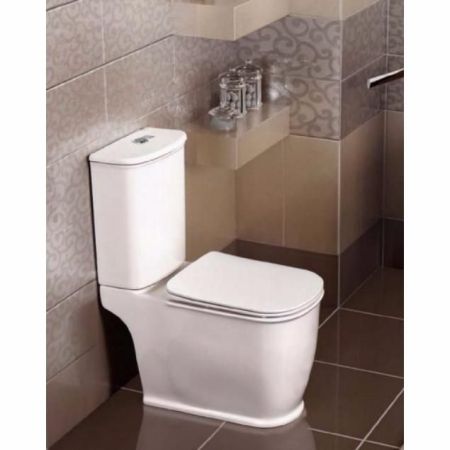 Унитаз компакт BelBagno Prado BB10150CP без бачка и сиденья, артикул BB10150CP