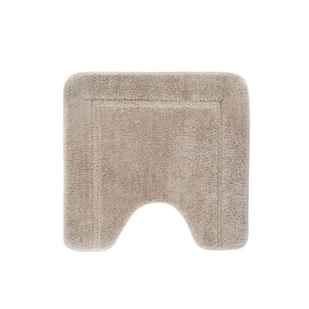 Коврик для ванной комнаты с вырезом, 45х45, микрофибра, светло-коричневый, IDDIS Promo (PTLT02Mi12), артикул PTLT02Mi12