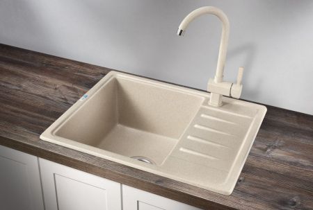 Кухонная мойка GRANULA Standart (5803, БЕЖЕВЫЙ), артикул 5803, БЕЖЕВЫЙ