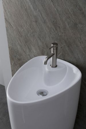 Раковина напольная Allen Brau Infinity 4.21015.20 белый глянец, артикул 4.21015.20