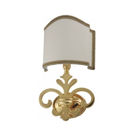 MIRELLA Светильник настенный H38хL20хP11 cm, ткань/золото, артикул 17337