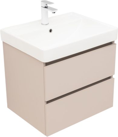 Тумба под раковину Aquanet Вега 2.0 60 бежевый, артикул 00337941