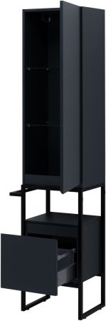 Шкаф-пенал Allen Brau Priority 40 1.31005.AM R антрацит матовый, артикул 1.31005.AM