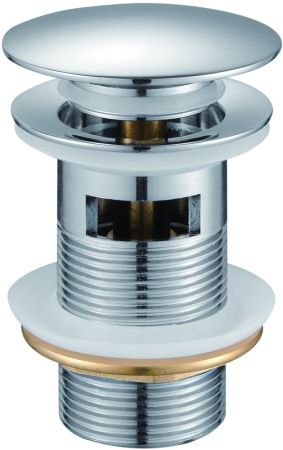 Выпуск с переливом HAIBA хром (HB67), артикул HB67