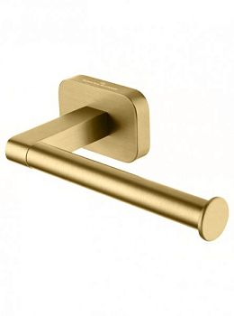 Держатель для туалетной бумаги без крышки WONZON & WOGHAND GRAFFITY, Брашированное золото (WW-9316-BG)