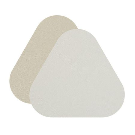 Colombo Adj Треугольный костер, 12x12 см, цвет: белый/панна котта, артикул BADJ007-1016