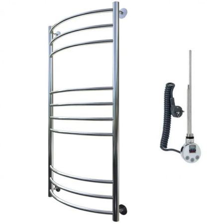 Электрический полотенцесушитель Тругор Приоритет 3 элТЭН 120x40 Хром, артикул Приоритет3/элТЭН12040