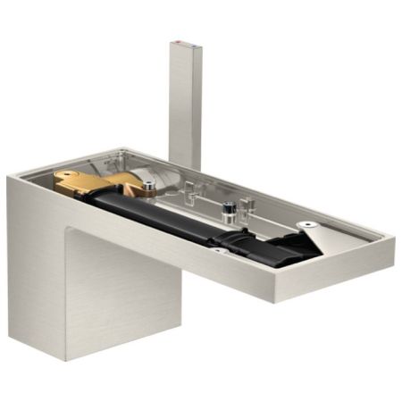 AX MyEdition Смеситель для раковины, без панели, цвет сталь, артикул 47012800