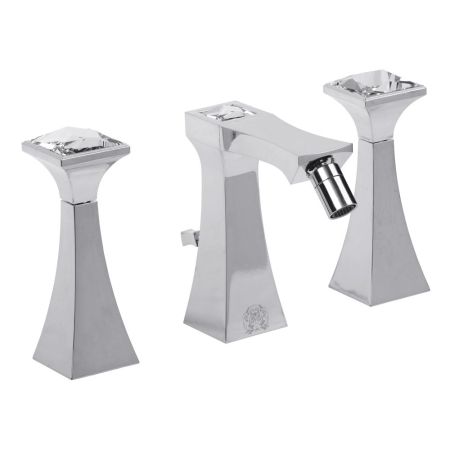 OPERA Смеситель для биде на 3 отв., хром/SWAROVSKI, артикул 19038