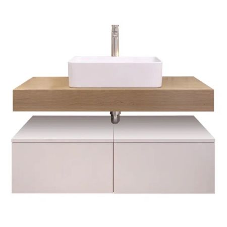 Тумба подвесная без столешницы Velvex Unit tp.UNI.50.1Y белый матовый, 50 см, артикул tp.UNI.50.1Y белый матовый