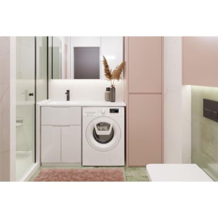 Тумба с раковиной напольная Dreja Vega 60 см, белый, артикул 99-0450-com