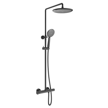 Душевая стойка Desire VSFS-1D0TGM термостатическая, вороненая сталь, артикул VSFS-1D0TGM