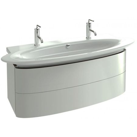 Тумба под раковину Jacob Delafon Presquile 130 EB1105-G1C подвесная Белая глянцевая, артикул EB1105-G1C