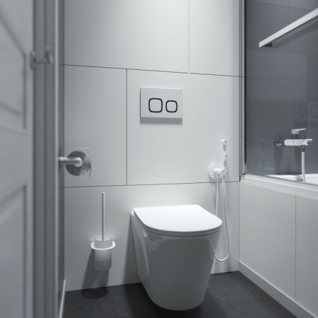 Клавиша смыва IDDIS белая Unifix 004 (UNI04WBi77), артикул UNI04WBi77