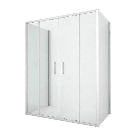 Душевое ограждение NEW TRENDY NEW CORRINA  150x80x195 K-0484 (хром)