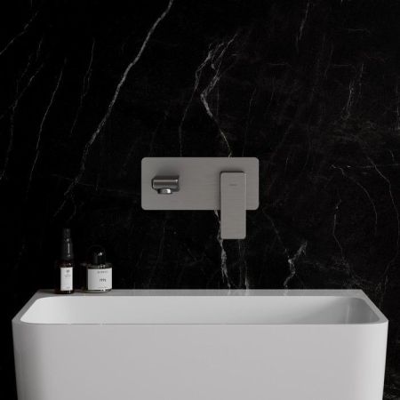 Смеситель для умывальника скрытого монтажа OMNIRES PARMA PM7415/1IN (инокс), артикул PM7415/1IN