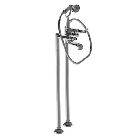 Stella Eccelsa Leve Напольный смеситель для ванны 3274CL306 с ручным душем, цвет: хром