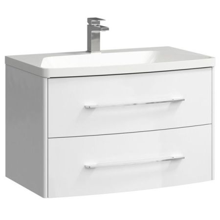 "Neringa" тумба под умывальник подвесная, цвет белый  NER0108, ТМ «AQWELLA», артикул NER0108