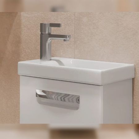 Тумба под раковину подвесная Velvex Estea tp.EST.MOD.40.1D, 40 см, артикул tp.EST.MOD.40.1D