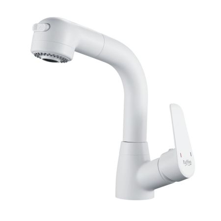 Смеситель для раковины многофункциональный Raffine F291C, белый