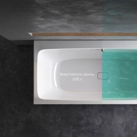 W84A-150-070W-A Func Ванна акриловая 150х70, артикул W84A-150-070W-A