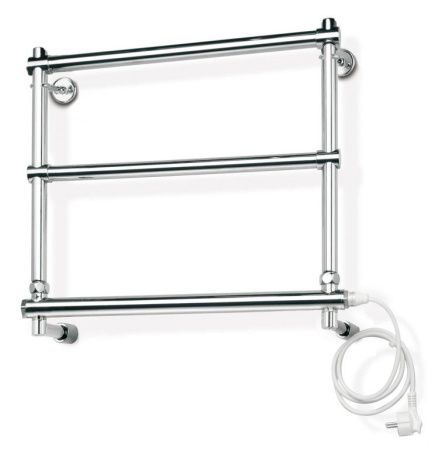 Полотенцесушитель, Margaroli, Sole, электрический, 540, ширина, мм-570, глубина, мм-105, высота, мм-451, межосевое расстояние-470, мощность, Вт-70, цвет-хром