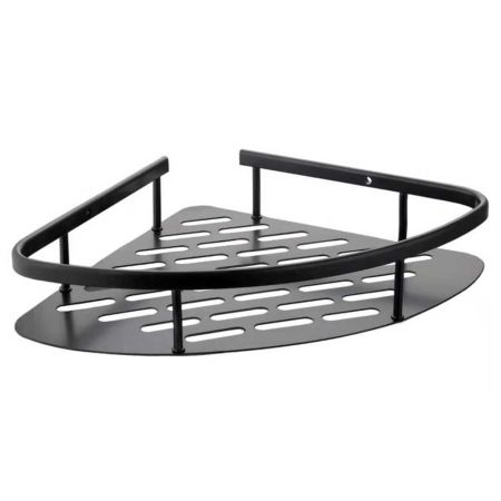 Полка металлическая угловая FASHUN A7325-7, черный, артикул A7325-7