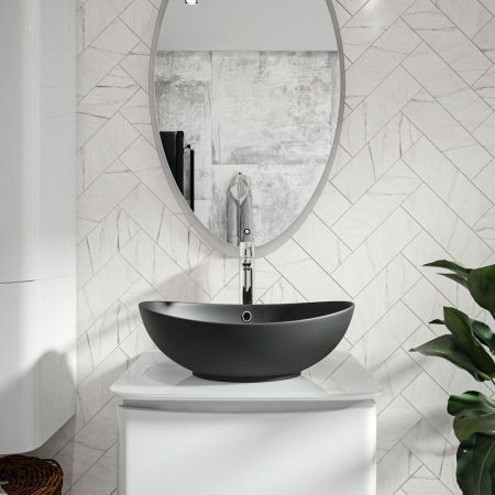 Раковина чаша Maretti EN13NS48-560, черная, артикул EN13NS48-560