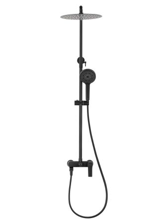Душевая система WONZON & WOGHAND BRILLIANT, Черный матовый (WW-88047079-MB), артикул WW-88047079-MB