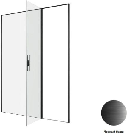 Душевая дверь Allen Brau Priority 160 3.31039.BBA черный браш, артикул 3.31039.BBA